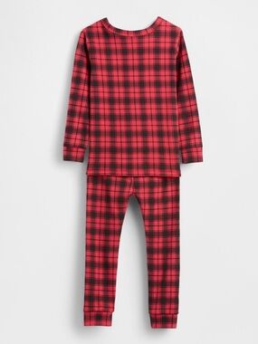 GAP Red and Black Plaid Kids Pajama Set- size 12 - girl or boy